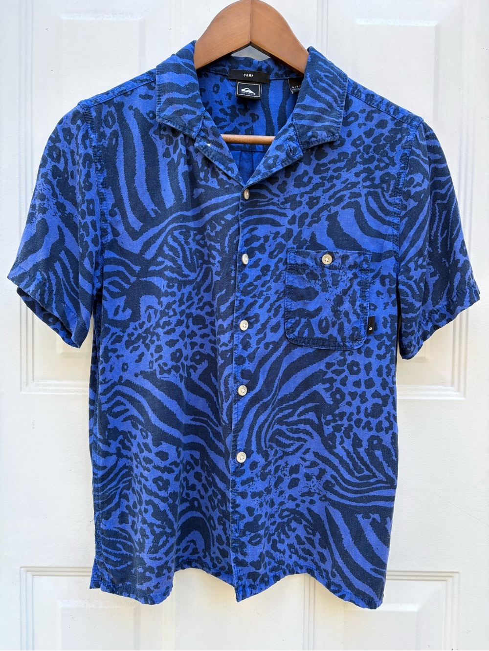Quiksilver linen blend Camp Shirt